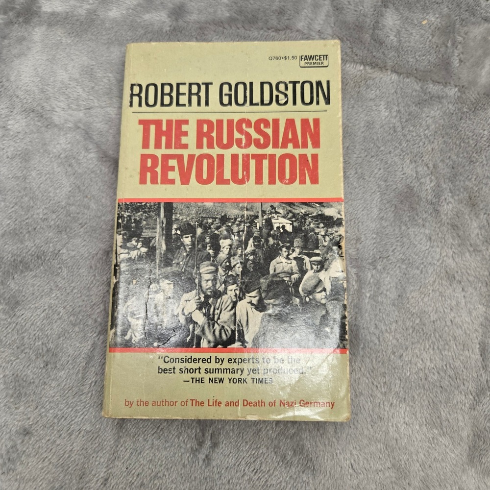 The Russian Revolution Robert Goldston 1966 Fawcett Premier Paperback History